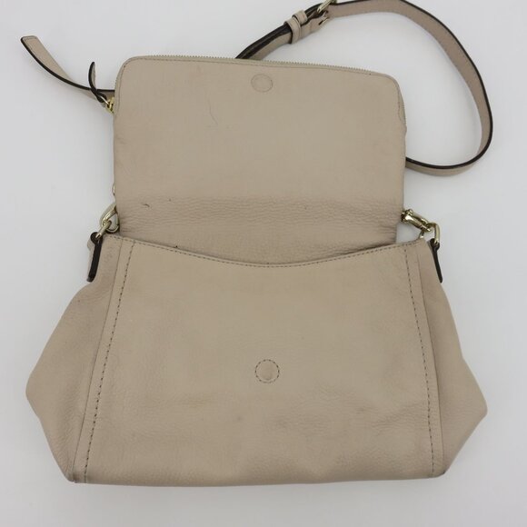 Kate Spade Cobble Hill Small Toddy Crossbody Handbag Purse Beige Pebbled Leather - Picture 8 of 16